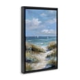 thumbnail image 2 of Stupell Industries Cottage Sailboat Path Impression Black Floating Frame Canvas Art, 17 x 25, by Petals Prints Design, 2 of 8
