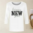 thumbnail image 4 of Aoochasliy Happy New Years 2026 Sweatshirt Women New Years Eve Shirts Funny Holiday Sweatshirt Long Sleeve Tops Shirt, 4 of 6