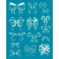thumbnail image 2 of 4x5 Inch Clay Stencils Bowknot Pattern Silk Screen for Polymer Clay Bow Tie Silk Screen Stencils Mesh Transfer Stencils, 2 of 9