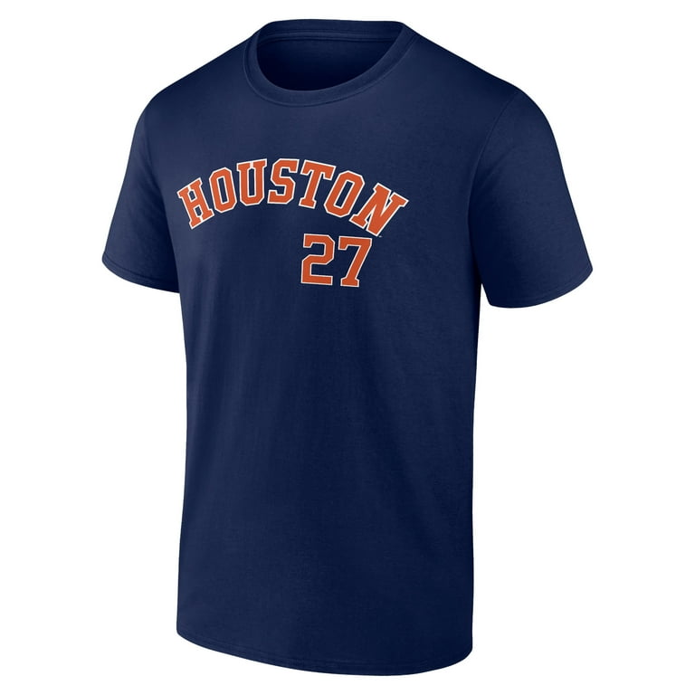 Men's Fanatics Branded Jose Altuve Navy Houston Astros Road Name & Number T- Shirt 