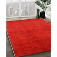 thumbnail image 3 of Ahgly Company Machine Washable Indoor Square Industrial Modern Red Area Rugs, 4' Square, 3 of 7