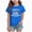 A620-Blue, variant on NOLDARES Kids Christmas Shirts Girls Round Neck Xmas Cute Graphic Tshirt Funny Tee Tops,A620-Mint Green