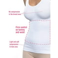 thumbnail image 4 of LELINTA Women's Camisoles Tank Tops Plus Size Cami Shaper Firm Tummy Control Body Shaper Built in Bra Undershirt Tank Top Shapewear, 4 of 7