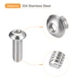 thumbnail image 4 of Unique Bargains 5/16-18x7/8' Button Head Socket Cap Screws, 10 Pack 304 Stainless Steel Screws, 4 of 4