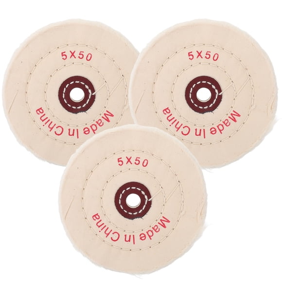 3 uds ruedas de pulido almohadilla pulidora rueda para pulir joyas con orificio de 1/2"