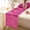 Pink, variant on Mirror Sequin Table Runner Silver - Shiny Glitter Metallic Fabric Cover for Wedding Birthday Holiday Banquet Home Decor