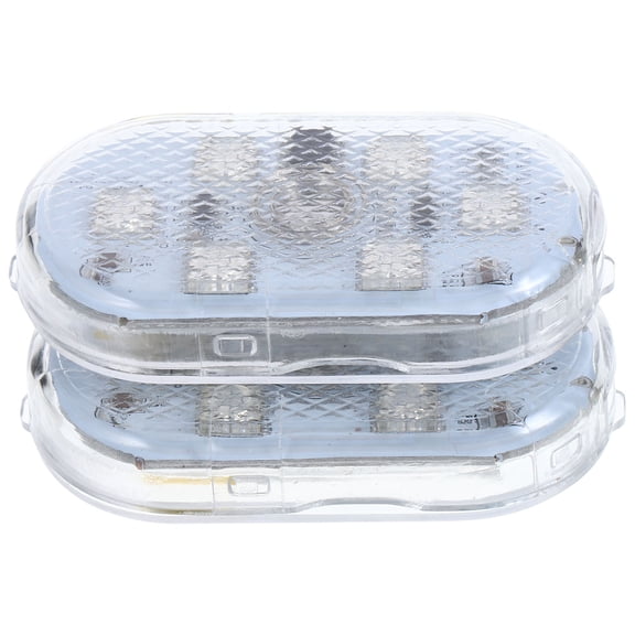 GOOHOCHY LED Car Lights with USB for Interior Ambient Lighting Compact Multi Color ABS Zinc Alloy