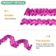 thumbnail image 2 of Uxcell 1-Pack Elastic Sequins Trim, 11 Yards 0.8 Inch Sequin Trim 2 Row for Craft Sewing Trimming [Rose Red], 2 of 6