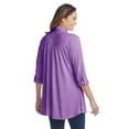 thumbnail image 2 of Woman Within Plus Size Button-Front Embroidered Tunic, 2 of 3