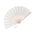 thumbnail image 4 of Folding Fan, Hand Fan Light Weight Foldable  For Decoration For Friends White, 4 of 8