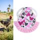thumbnail image 4 of Sillines de pollo, , chaqueta de pollo, correas, delantal de aves de corral para aves de corral, ala a Corazón jinwen Delantales de gallina en silla de montar de pollo, 4 of 8