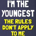 thumbnail image 3 of CafePress - I'm The Youngest Rules Do Long Sleeve Dark T Shirt - Long Sleeve Dark T-Shirt, 3 of 4