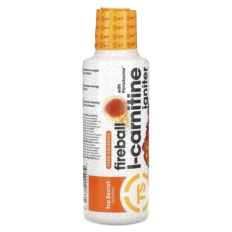 fireball l carnitine igniter Top Secret Nutrition L-Carnitine Liquid, Weight Loss Supplement, 16 Ounce 500mcg TOROIGF Insulin-Like Growth eye care Size:Refill Pack of 1
