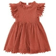 thumbnail image 1 of Robe en Dentelle à Fleurs pour Filles, Robe de Bal d'Été, Robes d'Anniversaire, Bébé Nourrisson, Enfants, Coton, Robe de Princesse pour Fête, Vêtements pour Enfants, 1 of 7