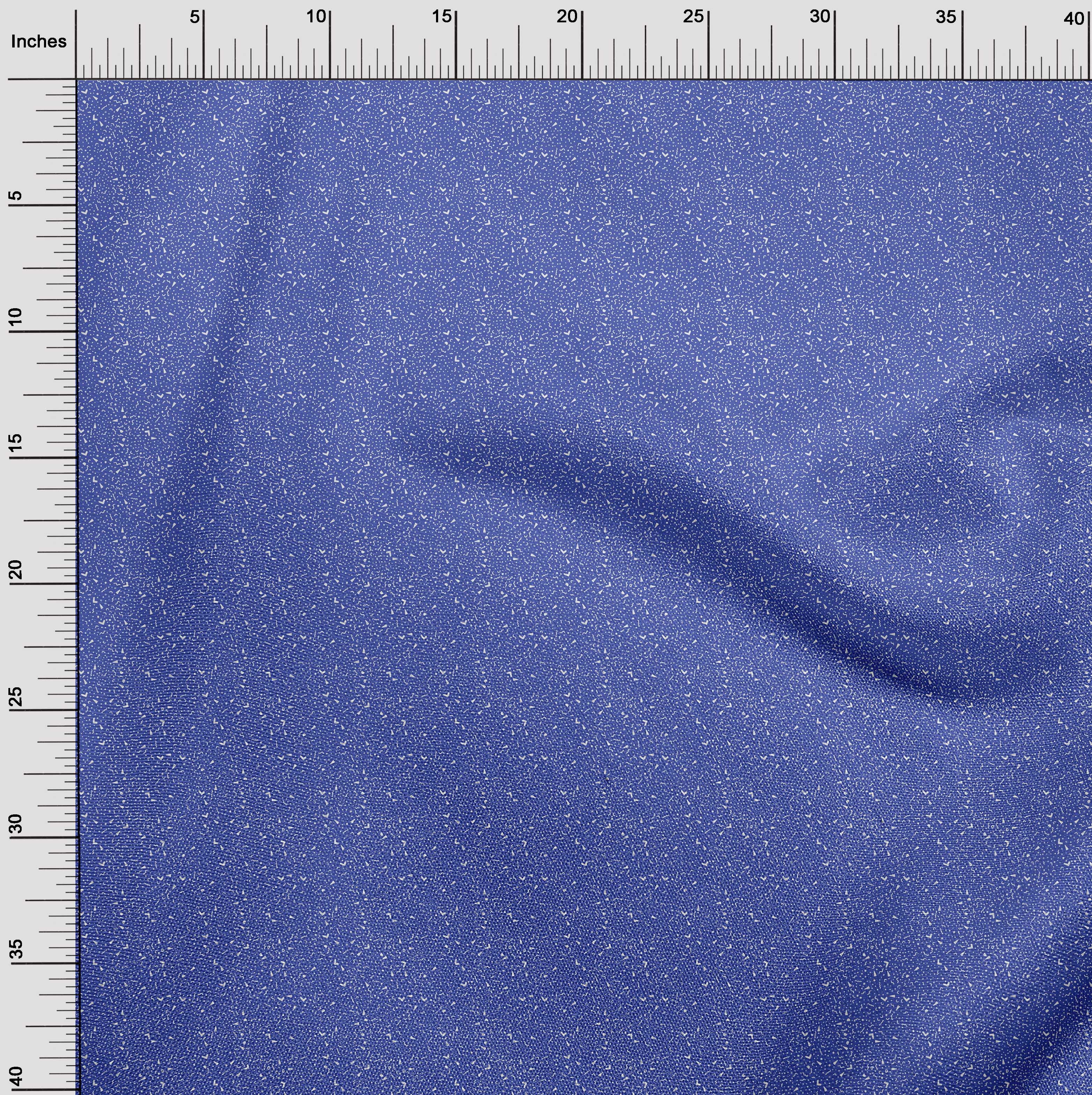 oneOone Cotton Poplin Medium Blue Fabric Christmas Craft Projects Decor Fabric Printed By The Yard 56 Inch Wide