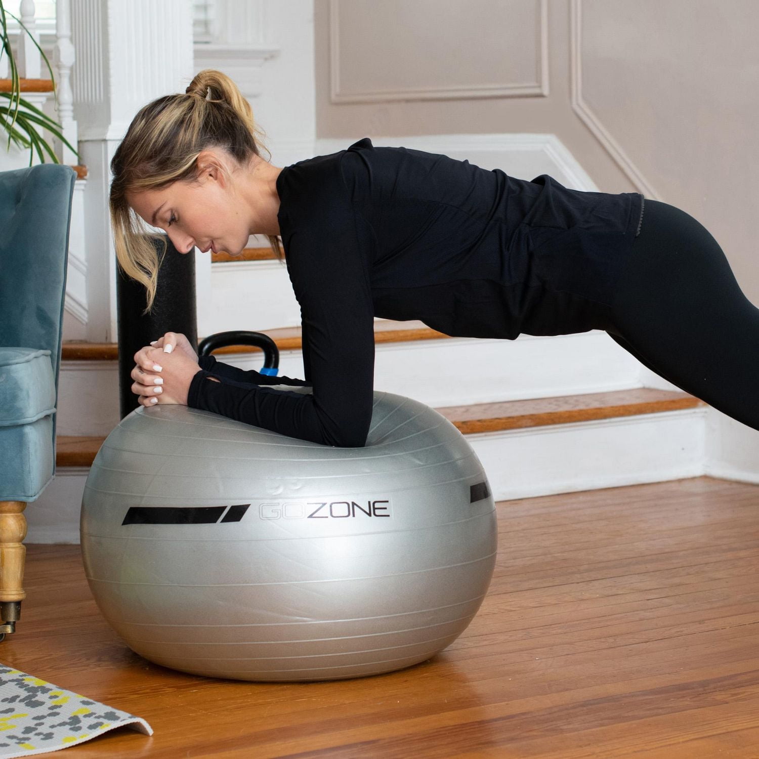 GoZone Exercise Ball, Hand pump included