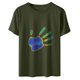 thumbnail image 4 of Camiseta holgada de manga corta con estampado de mueca retro para hombre y mujer Pompotops hfajkhk138859, 4 of 8