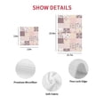 thumbnail image 7 of Boho Spring Floral Kitchen Dish Towels for Drying Dishes Set of 3, Vintage Flowers Patchwork Plaid Pink Waffle Weave Microfiber Hand Tea Bathroom Towels Quick Dry & Absorbent Towel 12x12, 7 of 7