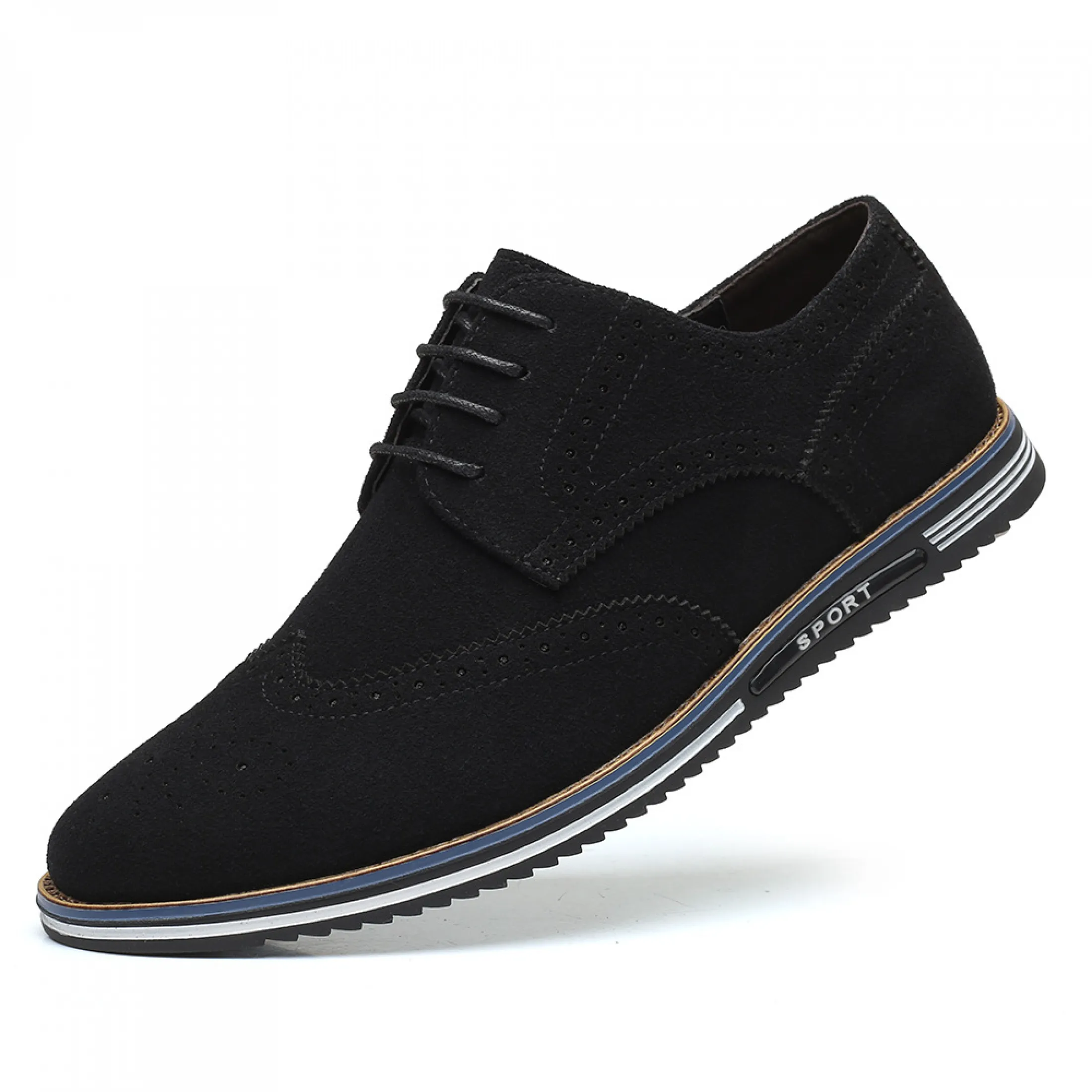 George Men's Jonaah Oxford Dress Shoes, Wingtip Lace-Up, Brogue