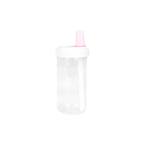 Bewildely Botella de té de burbujas portátil, estilo Simple para café, jugo, leche, botellas simples y portátiles, té de burbujas Teteras rosa 500ml