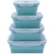 thumbnail image 2 of Set Of 4 Collapsible Silicone Food Storage Container With Bpa Free, 2 of 5