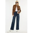 thumbnail image 3 of Kancan - High-Rise Wide-Leg Jeans (31" Inseam) - KC20030D, 3 of 9