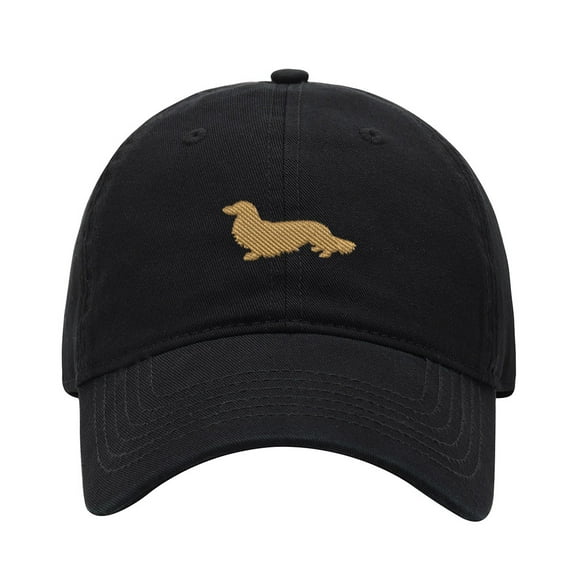 Baseball Cap Embroidered Hat for Long Haired Dachshund Men's Adjustable Cotton Unisex Embroidery Baseball Caps
