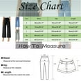 thumbnail image 5 of fvwitlyh Pants for Women Petite Pants for Women Work Casual Cotton Trouser Linen Linen Pants Solid Women's Pants Women Casual Pants Size 14 Cargo Pants Women, 5 of 5