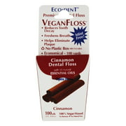 Eco-Dent - Premium Vegan Floss with Essential Oils Cinnamon - 100 Yard(s)