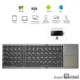 thumbnail image 6 of Foldable Bluetooth Keyboard With Touchpad - Ultra-Portable Wireless Keyboard For Windows, Android, IPad, IPhone - Rechargeable & Multi-Device Support (63 Keys, 10m Range, 35H Battery)​, 6 of 23