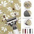 thumbnail image 5 of Round Area Rugs 3.3Ft, Yellow Leaves Non-Slip Washable Circle Rugs Carpet, Farmhouse Pastoral Aesthetic Plants Indoor Outdoor Rug Floor Mats Throw Runner for Bedroom Living Room Bathroom, 5 of 8