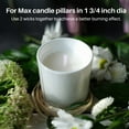 thumbnail image 2 of VABNEER Braided Cotton Candle Wick 1 Roll 100m Low Smoke Wick String for Candle Pillars up to 1 3/4 Inches in diameter, 2 of 6