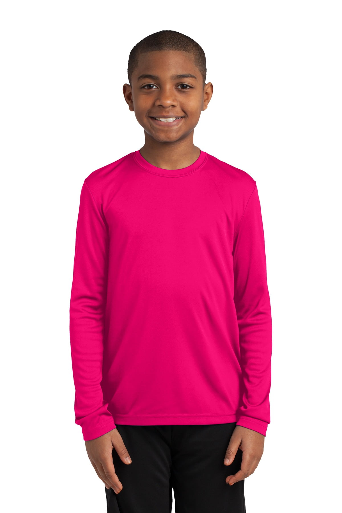 Spyder Lively Tech TEE Shirt Youth Girl's Pink Long Sleeve Base Layer Shirt NEW 