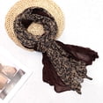 thumbnail image 2 of Betivan Women's Floral Silk Scarf Shawl Versatile Wrinkle-Resistant Scarves, Silk Scarves, Scarves for Women, for Fashion Match, 2 of 3