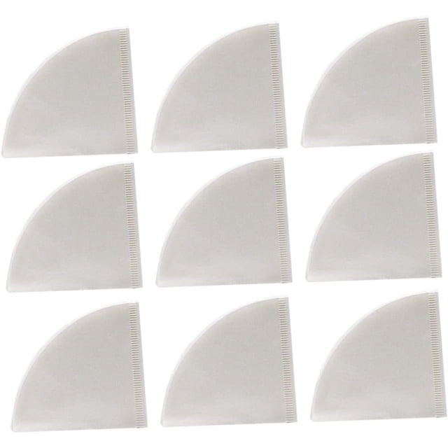 EcoNesxp High-end atmosphere 2X12 100 pieces of coffee filter paper coffee brewing filter coffee brewing supplies cone coffee filter hand brewed coffee cone cone filter coffee supplies pure wood pulp