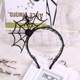 thumbnail image 5 of Halloween Spider Headband Spiderweb Hair Hoop Halloween Party Cosplay Masquerade Costume Accessory (Black), 5 of 5