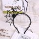 thumbnail image 5 of Diadema de araña de Halloween, aro para el pelo de telaraña, accesorio para disfraz de mascarada, fiesta de Halloween, Cosplay (negro), 5 of 5