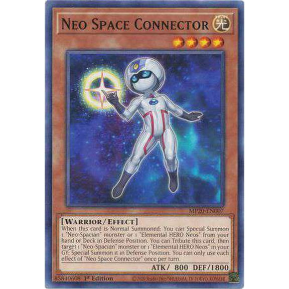 YuGiOh 2020 Tin of Lost Memories Common Neo Space Connector MP20-EN007