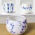 thumbnail image 3 of EeaseCA 3 Pcs Painted Pot Ceramic Flowing Serial Set Succulent Plant Pot Cactus Plant Pot Flower Pot Container Planter Bonsai Pots, 3 of 7