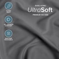 thumbnail image 4 of Bare Home Premium 1800 Collection Dual Pocket 4-Piece Bed Sheet Set, California King, Gray, 4 of 10