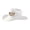 White, variant on JULMCOMO 250th Anniversary USA Cowboy Hat Felt Stars Stripes Roll Up Vintage Patriotic Hat for Independence Day Black