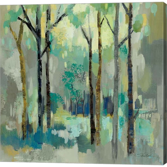 Great Art Now Romantic Forest Neutral by Silvia Vassileva, Canvas Wall Art, 24W x 24H