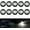 10pcs White, variant on LINLIN 3/4" Round LED Front Rear Side Marker Indicators Light Waterproof Bullet Clearance Marker Light 12V for Car Truck