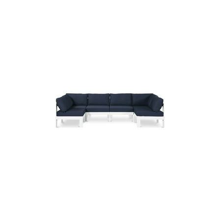 Meridian Furniture Nizuc Navy Outdoor Patio Modular Sectional