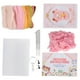 thumbnail image 4 of Uadme Kit De Fieltro De Aguja, Juego De Tejido De Lana De Muñeca De Oveja Colorida con Llavero De Banco De Trabajo De Espuma(Rosa), 4 of 14