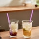 thumbnail image 4 of Juego de 5 cucharas de plástico para mezclar y pajitas | Cucharas reutilizables para té de hojas | Cucharas mezcladoras multifunción para jugos, tés, bodas, celebraciones y uso en la cocina, 4 of 5