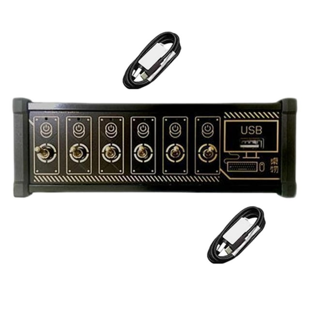 Milaget Portable 6 Ports Hub USB Accessoires Notebook Léger avec Contrôle Individuel Amélioré
