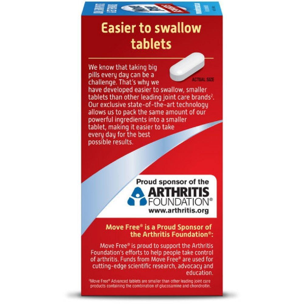 Move Free Advanced, 80 tablets - Joint Health Supplement with Glucosamine and Chondroitin, Supports 5 signs of joint health: Mobility, Flexibility, Strength, Lubrication,.., By Schiff