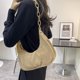 thumbnail image 1 of Bolsa Retro Mujer Pana Color Sólido Axila Cadena Hobos Bolsos (Marrón) Ehuebsd Nuevos Originales, 1 of 9