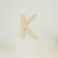 thumbnail image 1 of Package of 1, 16 Inch X 1/2" Baltic Birch "K" Wood Letters In The Century Gothic Font | Thick | Upper Case For Art & Craft Project, Made in USA, 1 of 1